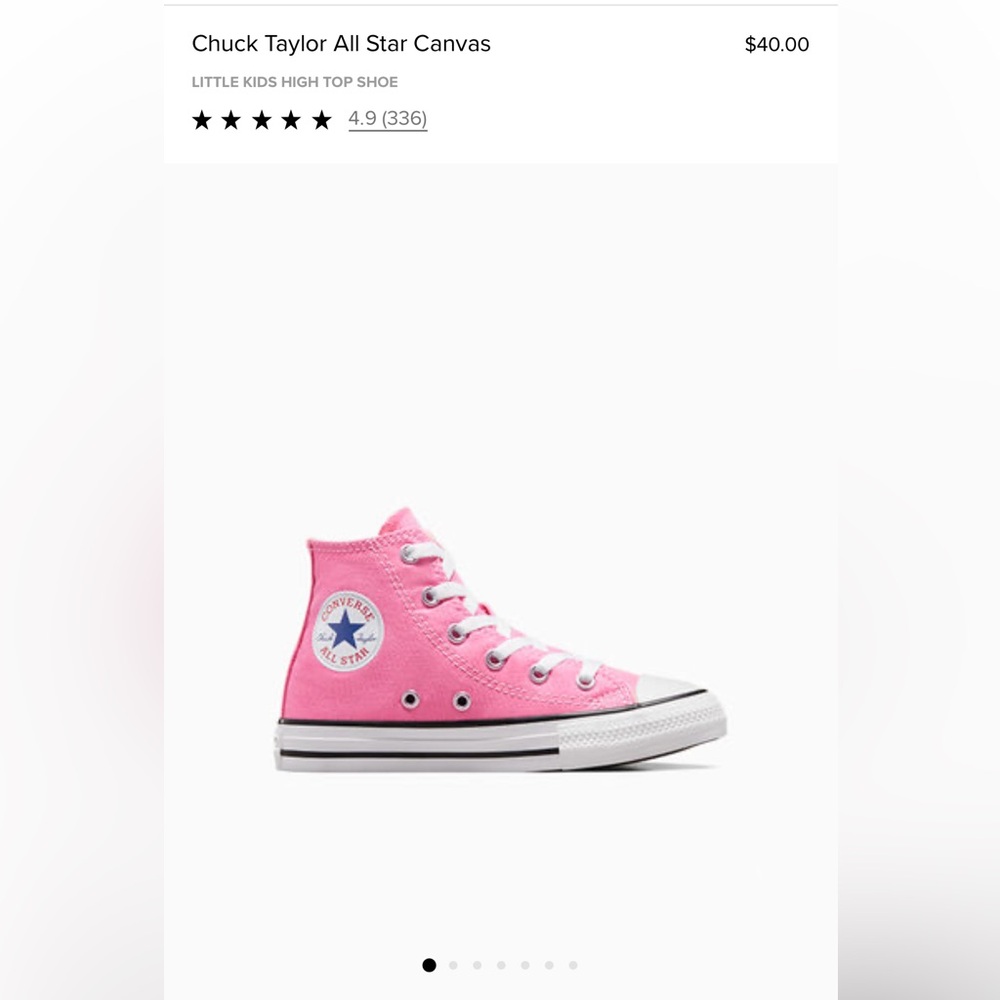 Converse Chuck Taylor All Star Canvas Size 10.5 Girls
